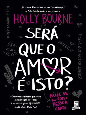 cover image of Será Que o Amor É Isto?
